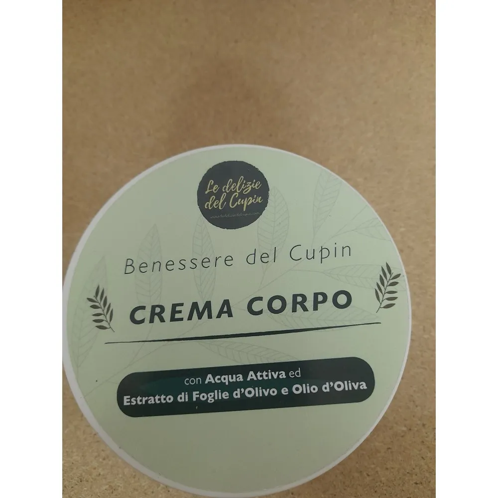 Crema Corpo Con Estratto Di Foglie Di Ulivo Agricook Prodotti