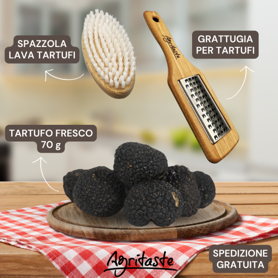 Box con tartufo nero estivo fresco (70g) + accessori