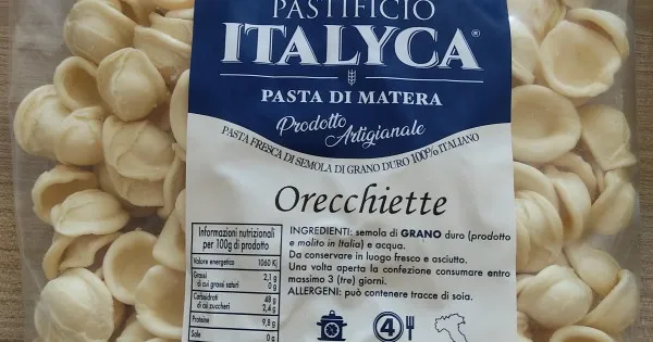 Orecchiette pasta fresca artigianale biologica 100% italia
