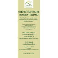 Olio evo toscano del chianti 1 lt raccolta 2024/2025